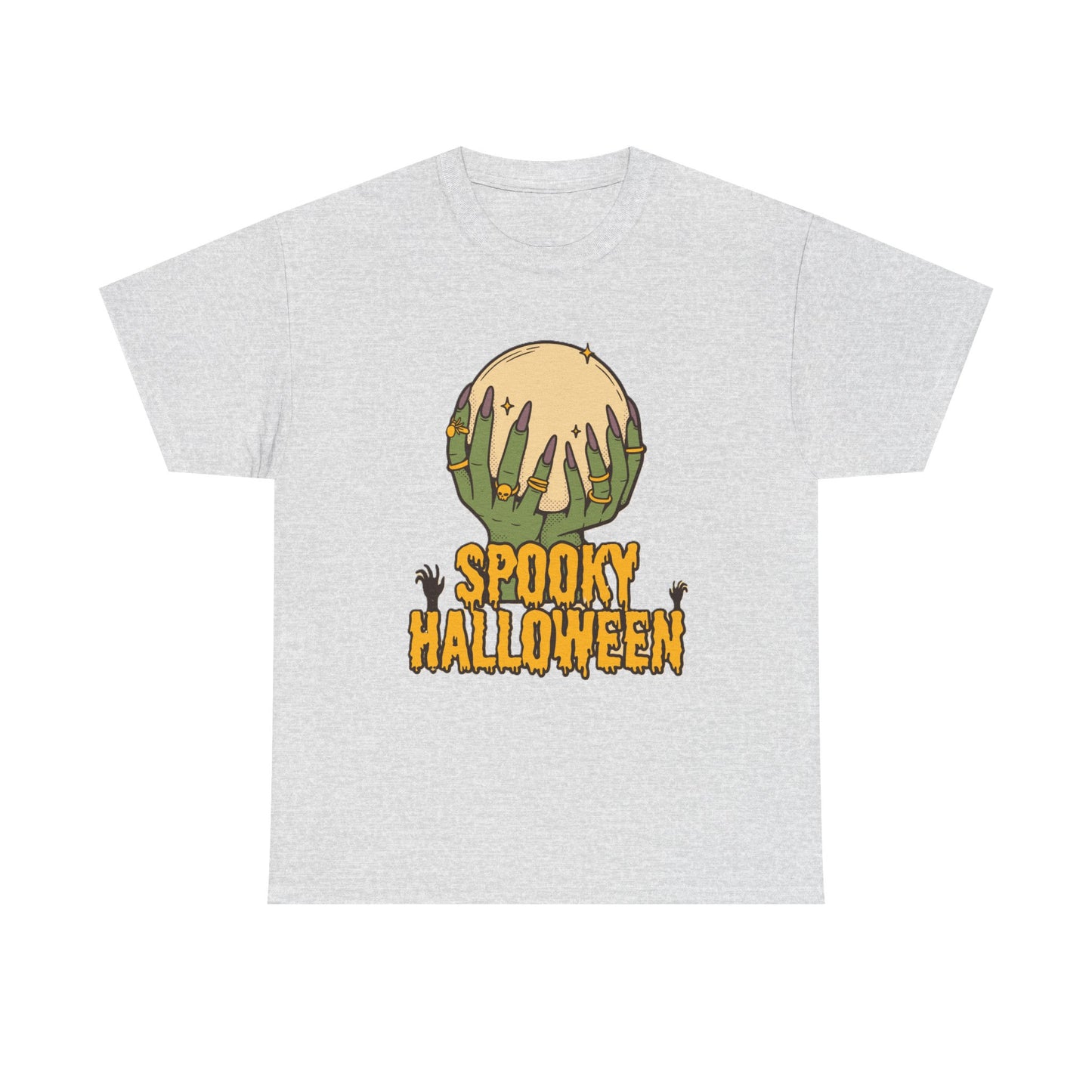 Spooky Halloween Tee, Halloween Apparel, Fall Fashion, Trick or Treat woman Shirt, Casual Halloween Outfit