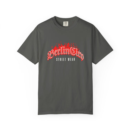 Berlin City Street Wear Unisex Garment-Dyed T-shirt, Casual Tee, Streetwear Fashion, Urban Style, Gift for Trendsetters, Summer Apparel