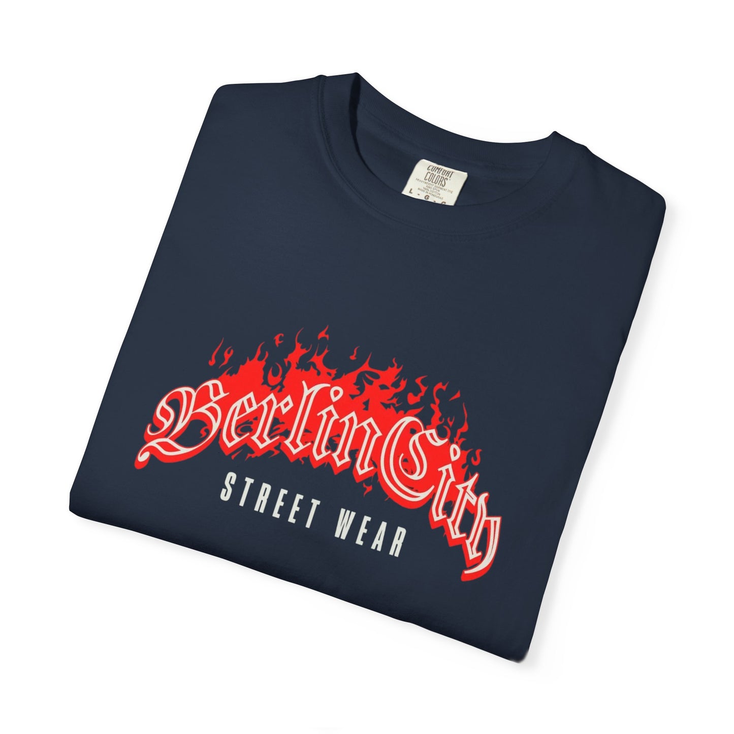 Berlin City Street Wear Unisex Garment-Dyed T-shirt, Casual Tee, Streetwear Fashion, Urban Style, Gift for Trendsetters, Summer Apparel