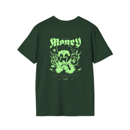 Glow-in-the-Dark Graphic T-Shirt, Men's Softstyle Tee, Vintage Inspired, Casual Wear, Gift for Teenagers, Festival Outfit