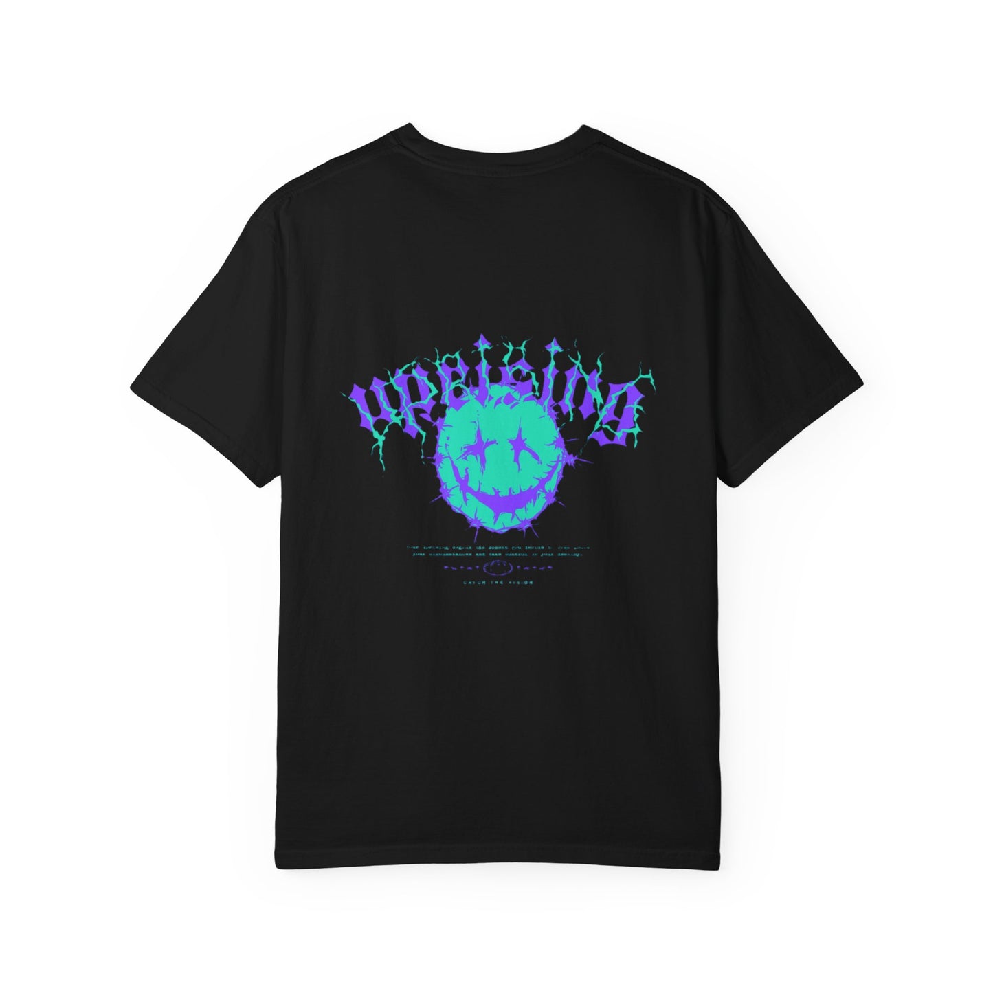 Unisex Garment-Dyed T-Shirt with 'Upside' Graphic, Casual Tee, Statement Shirt, Gift for Friends, Urban Style Apparel