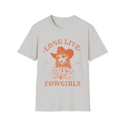 Long Live Cowgirls T-Shirt, Casual Tee, Gift for Cowgirl Lovers, Western Style Tee, Vintage Graphic T-Shirt, Everyday Wear