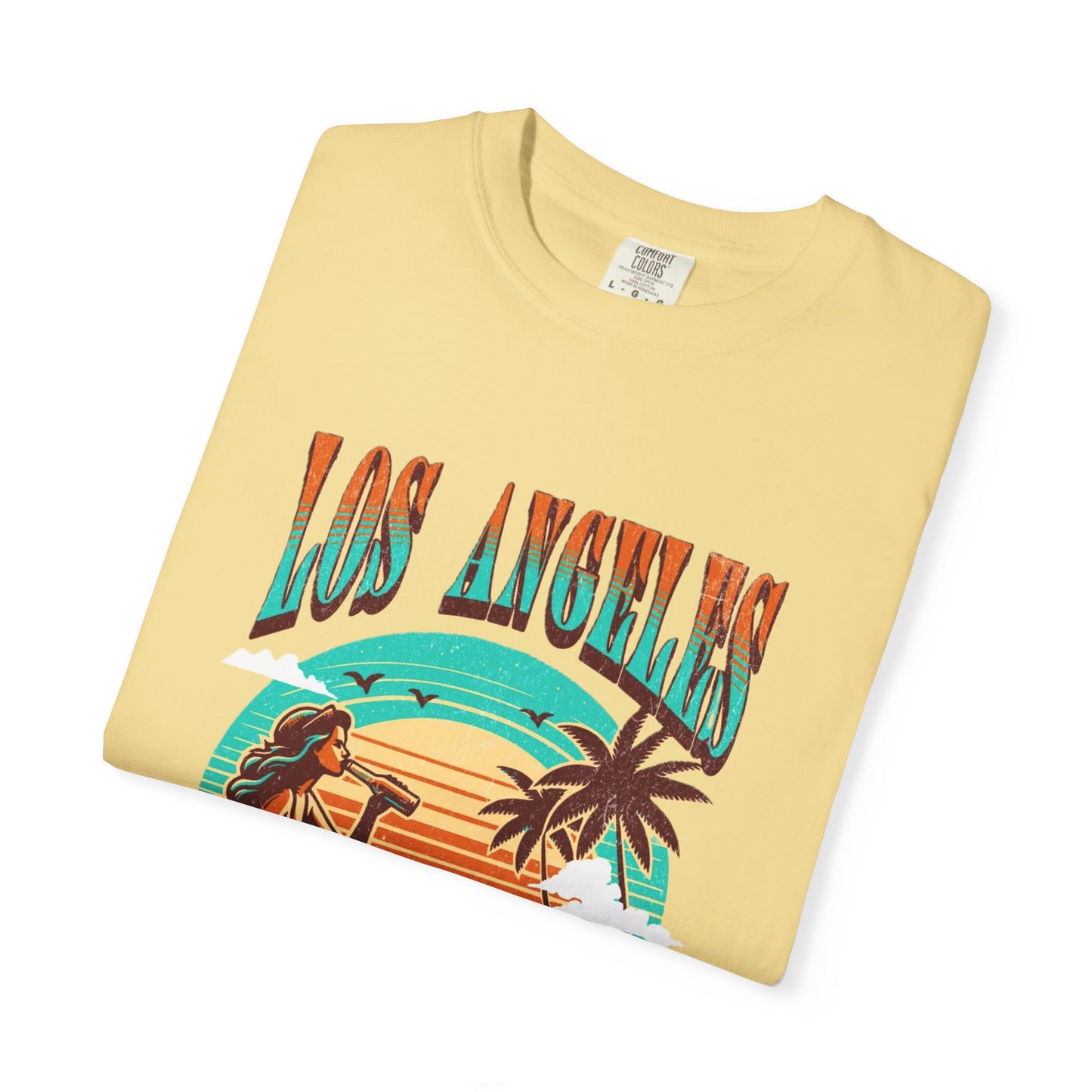 Los Angeles Vacation T-shirt , Summer Wear, Retro Graphic Tee, Travel Souvenir, Casual Outing Top