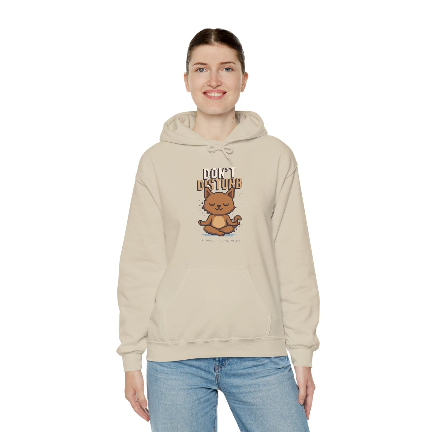 Cozy Cat Hoodie, Unisex Sweatshirt, Funny Cat Lover Gift, Relaxed Casualwear, Perfect for Animal Lovers, Birthday Gift, Staycation Apparel