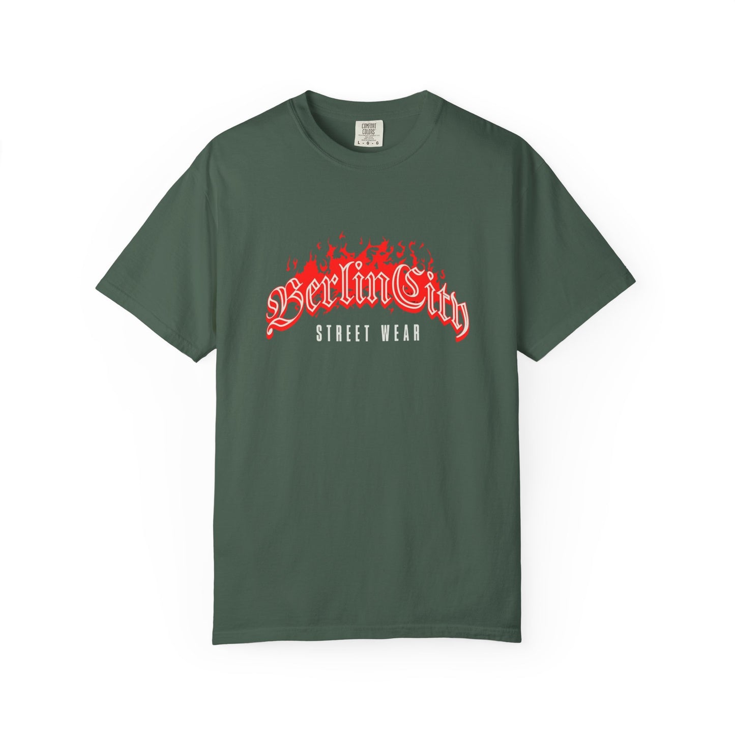 Berlin City Street Wear Unisex Garment-Dyed T-shirt, Casual Tee, Streetwear Fashion, Urban Style, Gift for Trendsetters, Summer Apparel