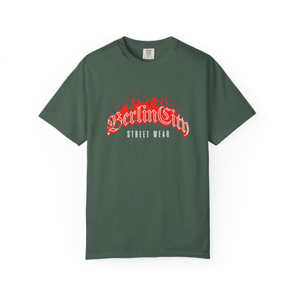 Berlin City Street Wear Unisex Garment-Dyed T-shirt, Casual Tee, Streetwear Fashion, Urban Style, Gift for Trendsetters, Summer Apparel