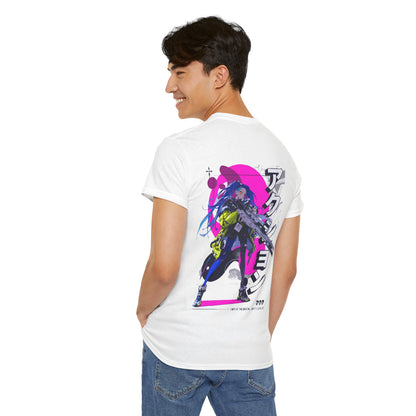 Anime Graphic Tee, Man's Cotton T-Shirt, Retro Aesthetic Apparel, Casual Streetwear, Gift for Fans
