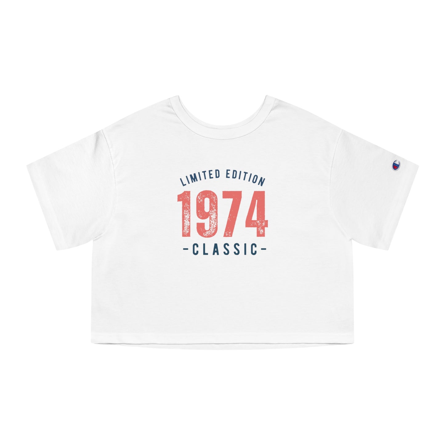 Limited Edition 1974 Cropped T-Shirt for Trendy Women, Vintage Style Tee, Retro Fashion Top, Casual Summer Wear, Perfect Gift