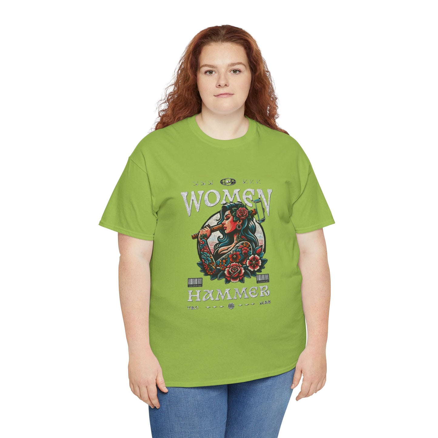 Empowered Women Graphic Tee, Heavy Cotton Tee, Feminist T-Shirt, Gift for Her, Casual Style Shirt, Art Apparel