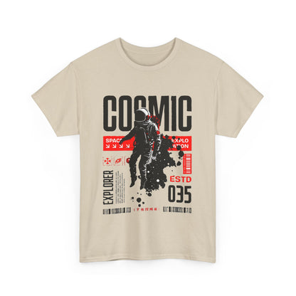 Cosmic Explorer Unisex Cotton Tee - Space, Astro Fashion, Gift for Space Lovers, Casual Wear, Vintage Style Shirt