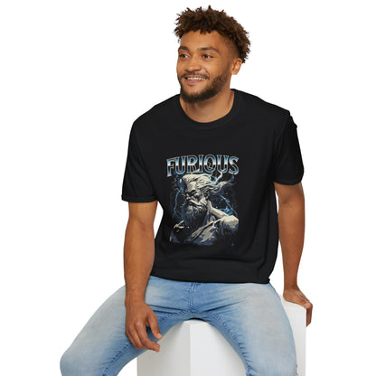 Furious Mythical T-Shirt, Graphic Tee, Gift for Artists, Casual Wear, Everyday Shirt, Unique Gift Idea