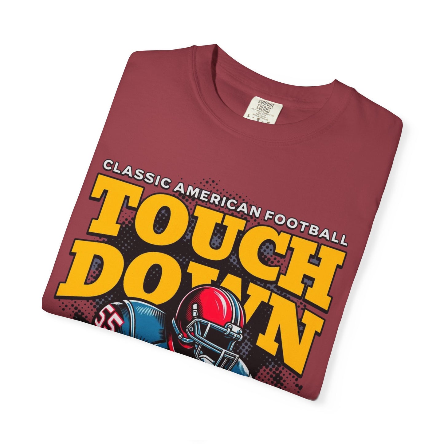 Man's Touchdown Football T-shirt, Vintage Sports Tee, Game Day Shirt, Perfect for Tailgating, Football Fan Gift, Casual Wear