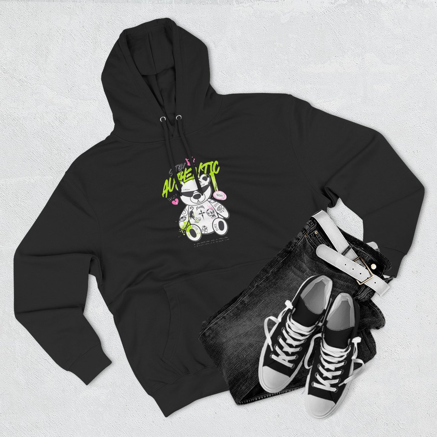 Fun Graphic Hoodie for Creative Souls, Cute Hooded Sweatshirt, Unique Fleece Hoodie, Gift for Friends & Family, Cozy Casual Wear
