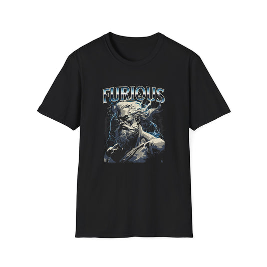 Furious Mythical T-Shirt, Graphic Tee, Gift for Artists, Casual Wear, Everyday Shirt, Unique Gift Idea
