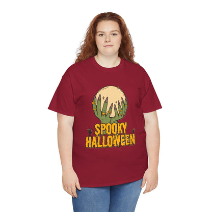 Spooky Halloween Tee, Halloween Apparel, Fall Fashion, Trick or Treat woman Shirt, Casual Halloween Outfit