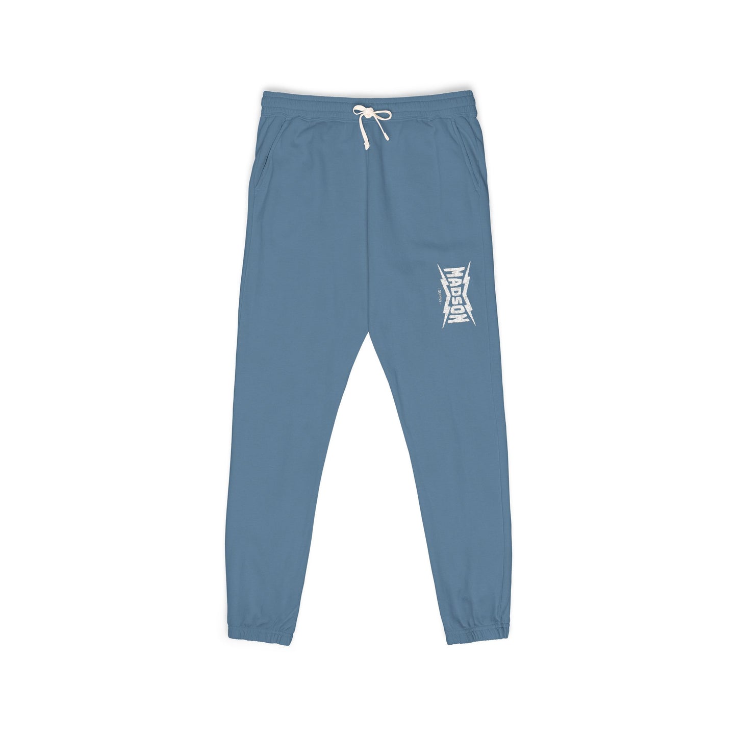 Cozy Unisex Garment-Dyed Fleece Sweatpants, Relaxed Loungewear, Comfy Athleisure, Perfect for Home, Yoga, Outdoor Activities