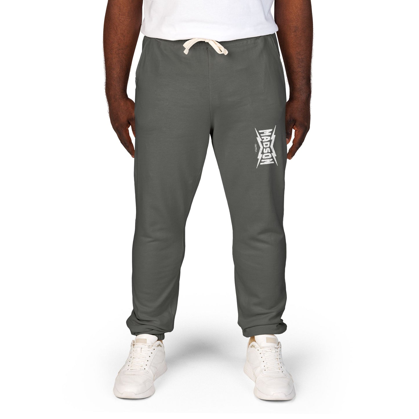 Cozy Unisex Garment-Dyed Fleece Sweatpants, Relaxed Loungewear, Comfy Athleisure, Perfect for Home, Yoga, Outdoor Activities