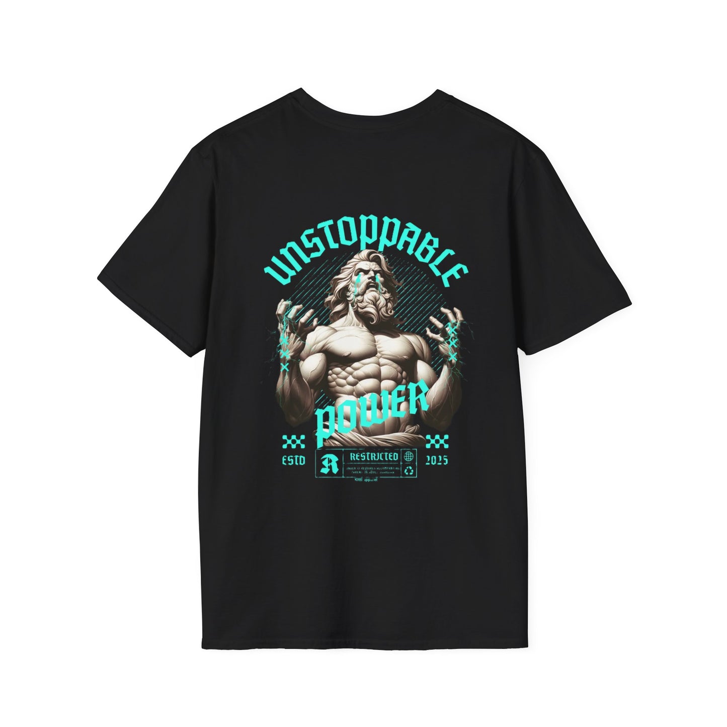Unstoppable Power T-Shirt | Motivational Tee for Fitness Lovers, Gym Wear, Workout Shirt, Gift for Him, Casual Style