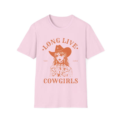 Long Live Cowgirls T-Shirt, Casual Tee, Gift for Cowgirl Lovers, Western Style Tee, Vintage Graphic T-Shirt, Everyday Wear