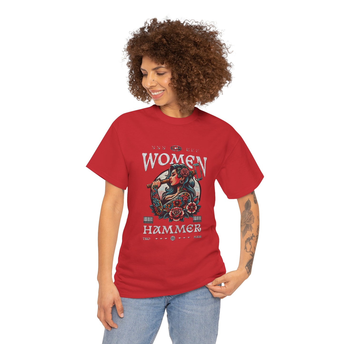 Empowered Women Graphic Tee, Heavy Cotton Tee, Feminist T-Shirt, Gift for Her, Casual Style Shirt, Art Apparel