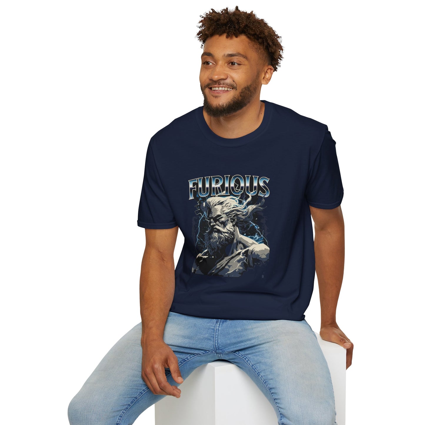 Furious Mythical T-Shirt, Graphic Tee, Gift for Artists, Casual Wear, Everyday Shirt, Unique Gift Idea