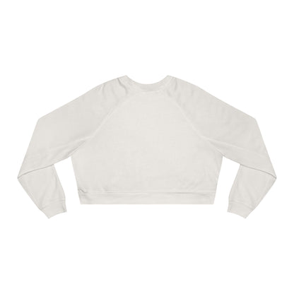 Stylish Women's Cropped Fleece Pullover, Cozy Sweatshirts, Trendy Outfits, Vintage Graphic Tops, Everyday Fashion