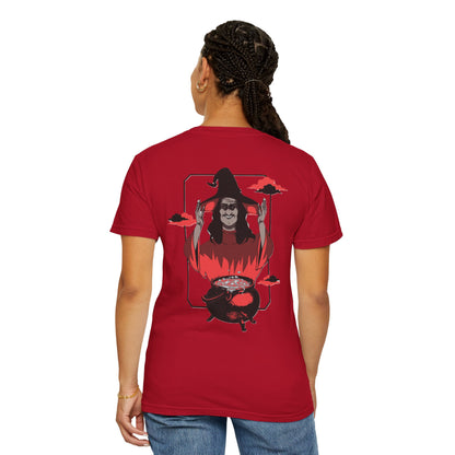 Halloween Themed Unisex T-Shirt - Spooky Graphic Tee for Halloween, Horror Fans, Gift for Witch Lovers, Casual Wear, Costume Top