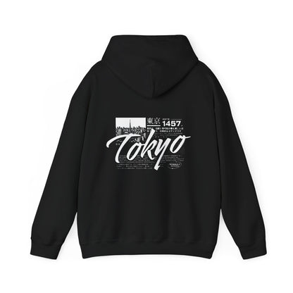 Tokyo-Inspired men's Hoodie, Cozy Streetwear Sweatshirt, Gift for Travelers, Vintage Style Pullover, Perfect for Fall, Casual Wear
