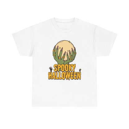 Spooky Halloween Tee, Halloween Apparel, Fall Fashion, Trick or Treat woman Shirt, Casual Halloween Outfit