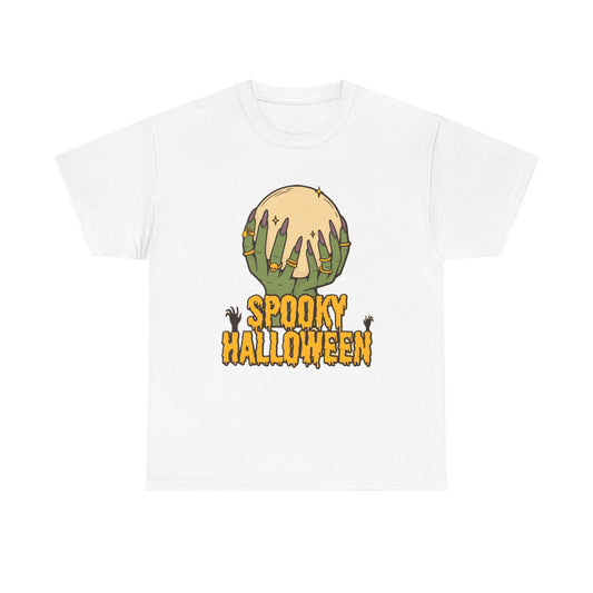 Spooky Halloween Tee, Halloween Apparel, Fall Fashion, Trick or Treat woman Shirt, Casual Halloween Outfit