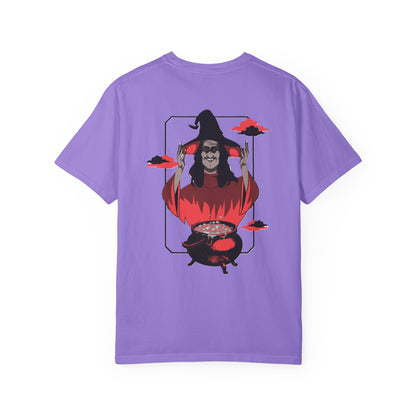 Halloween Themed Unisex T-Shirt - Spooky Graphic Tee for Halloween, Horror Fans, Gift for Witch Lovers, Casual Wear, Costume Top