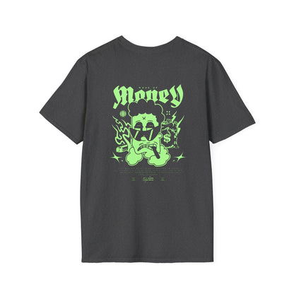 Glow-in-the-Dark Graphic T-Shirt, Men's Softstyle Tee, Vintage Inspired, Casual Wear, Gift for Teenagers, Festival Outfit