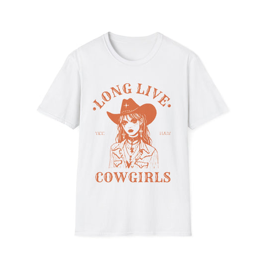 Long Live Cowgirls T-Shirt, Casual Tee, Gift for Cowgirl Lovers, Western Style Tee, Vintage Graphic T-Shirt, Everyday Wear