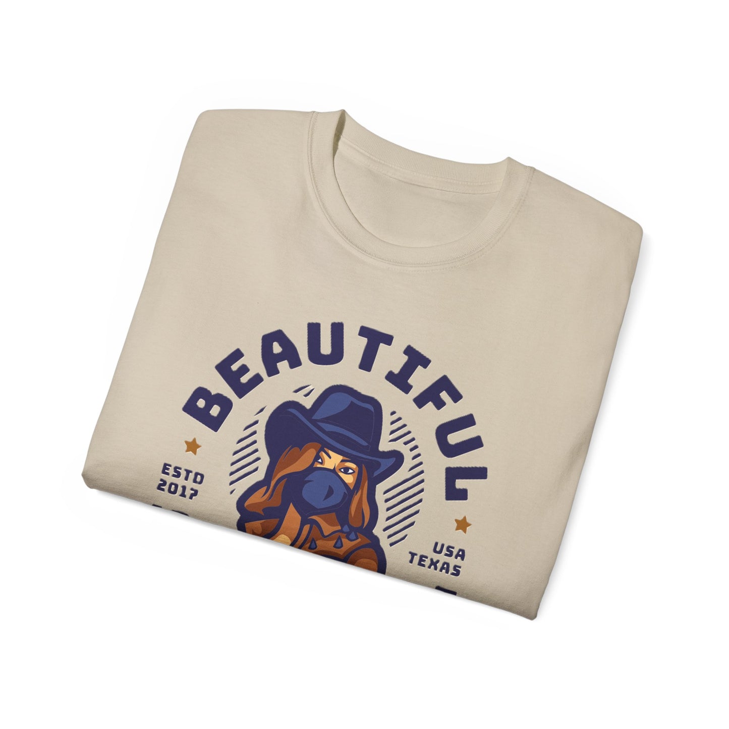 Beautiful Strong Girl Unisex Tee, Empowering T-Shirt, Motivational Gift, Casual Wear, Texas Inspired Apparel