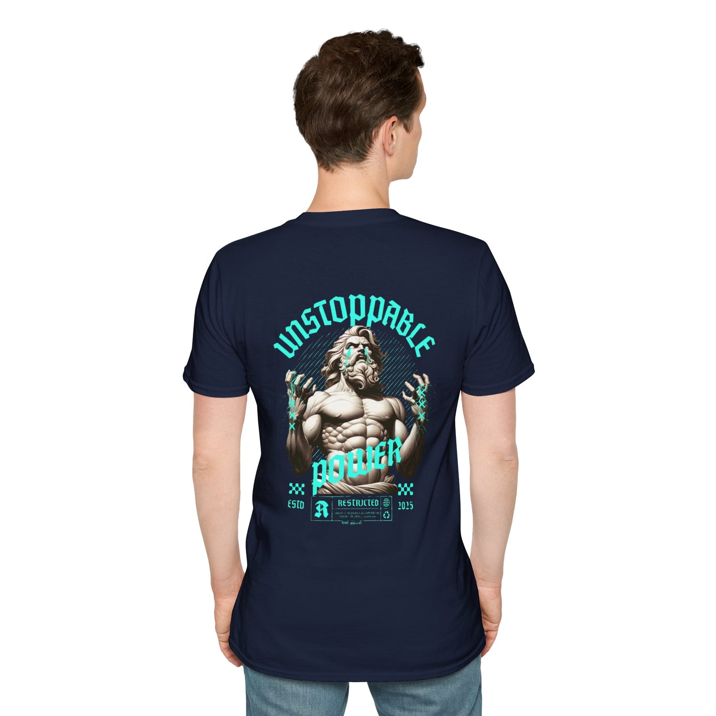 Unstoppable Power T-Shirt | Motivational Tee for Fitness Lovers, Gym Wear, Workout Shirt, Gift for Him, Casual Style