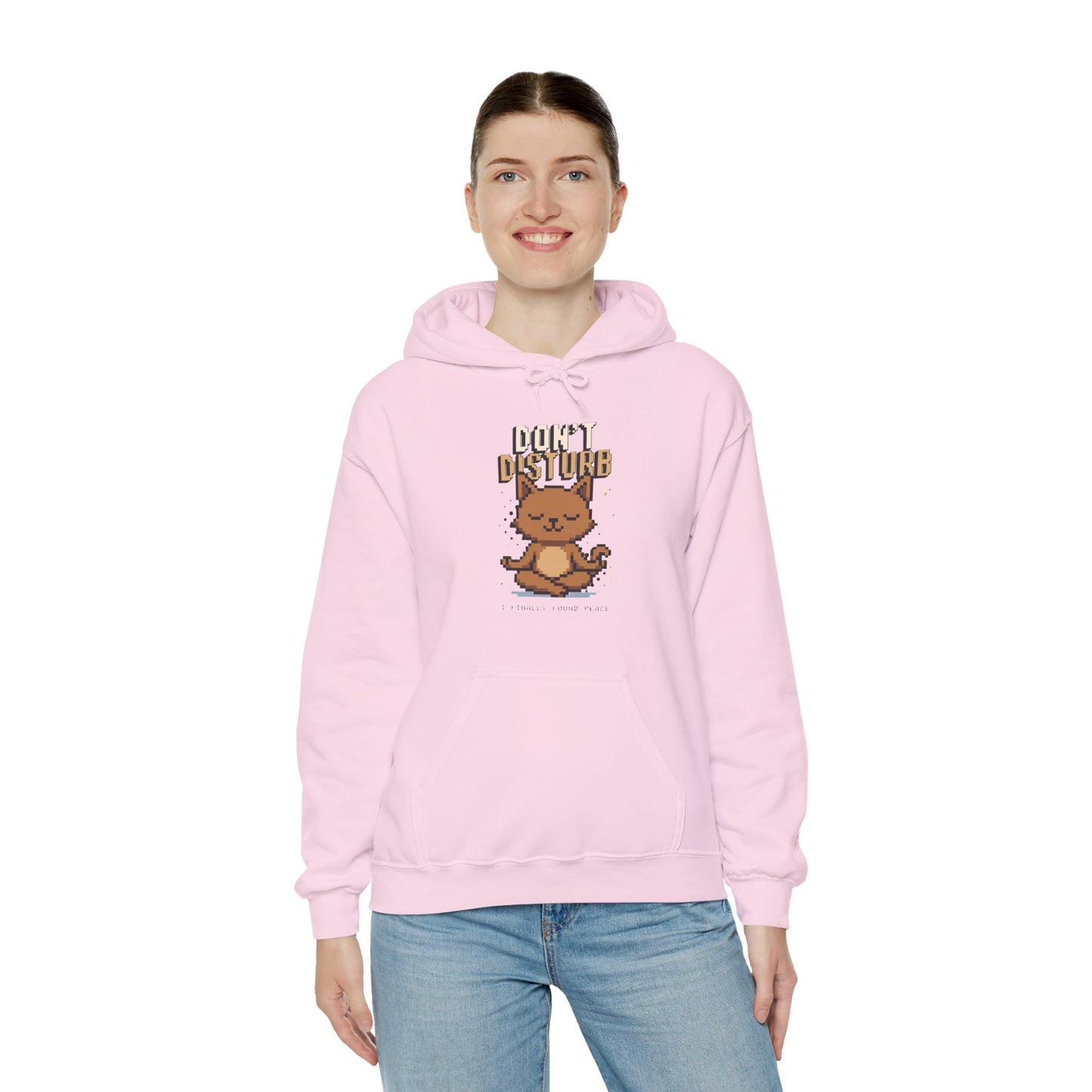 Cozy Cat Hoodie, Unisex Sweatshirt, Funny Cat Lover Gift, Relaxed Casualwear, Perfect for Animal Lovers, Birthday Gift, Staycation Apparel