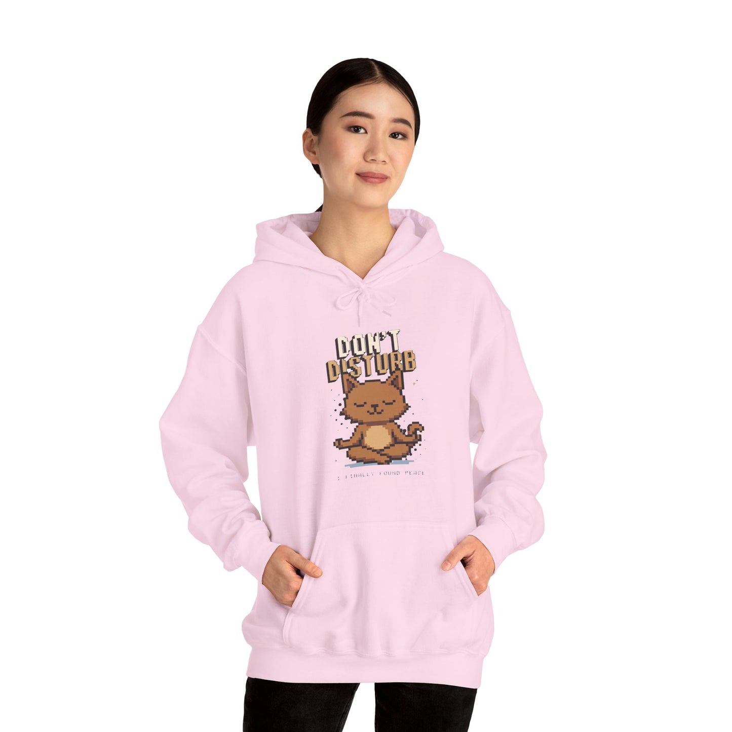 Cozy Cat Hoodie, Unisex Sweatshirt, Funny Cat Lover Gift, Relaxed Casualwear, Perfect for Animal Lovers, Birthday Gift, Staycation Apparel