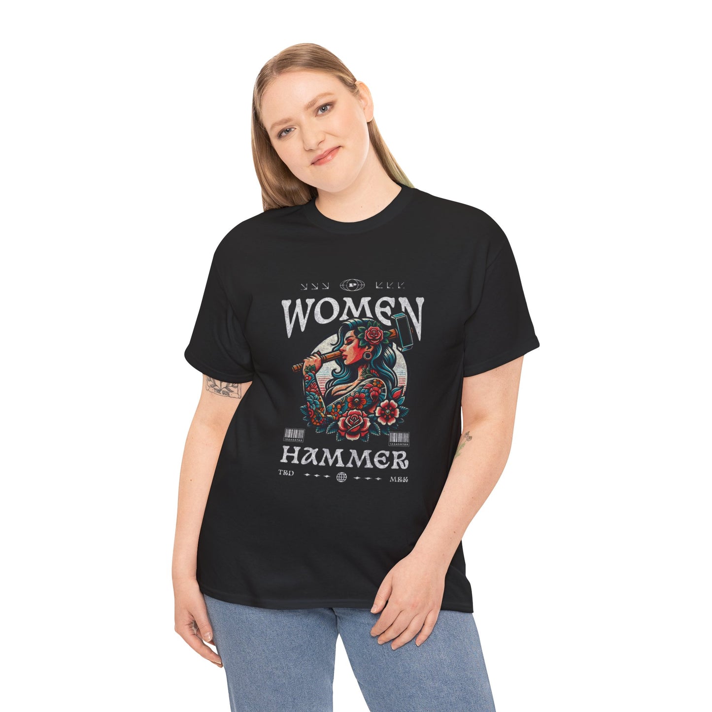 Empowered Women Graphic Tee, Heavy Cotton Tee, Feminist T-Shirt, Gift for Her, Casual Style Shirt, Art Apparel