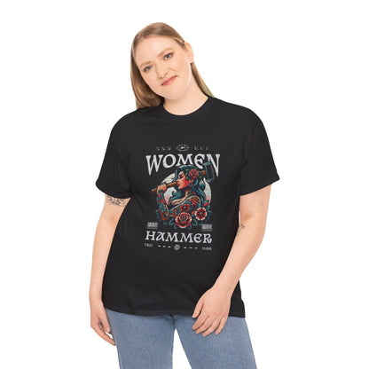 Empowered Women Graphic Tee, Heavy Cotton Tee, Feminist T-Shirt, Gift for Her, Casual Style Shirt, Art Apparel