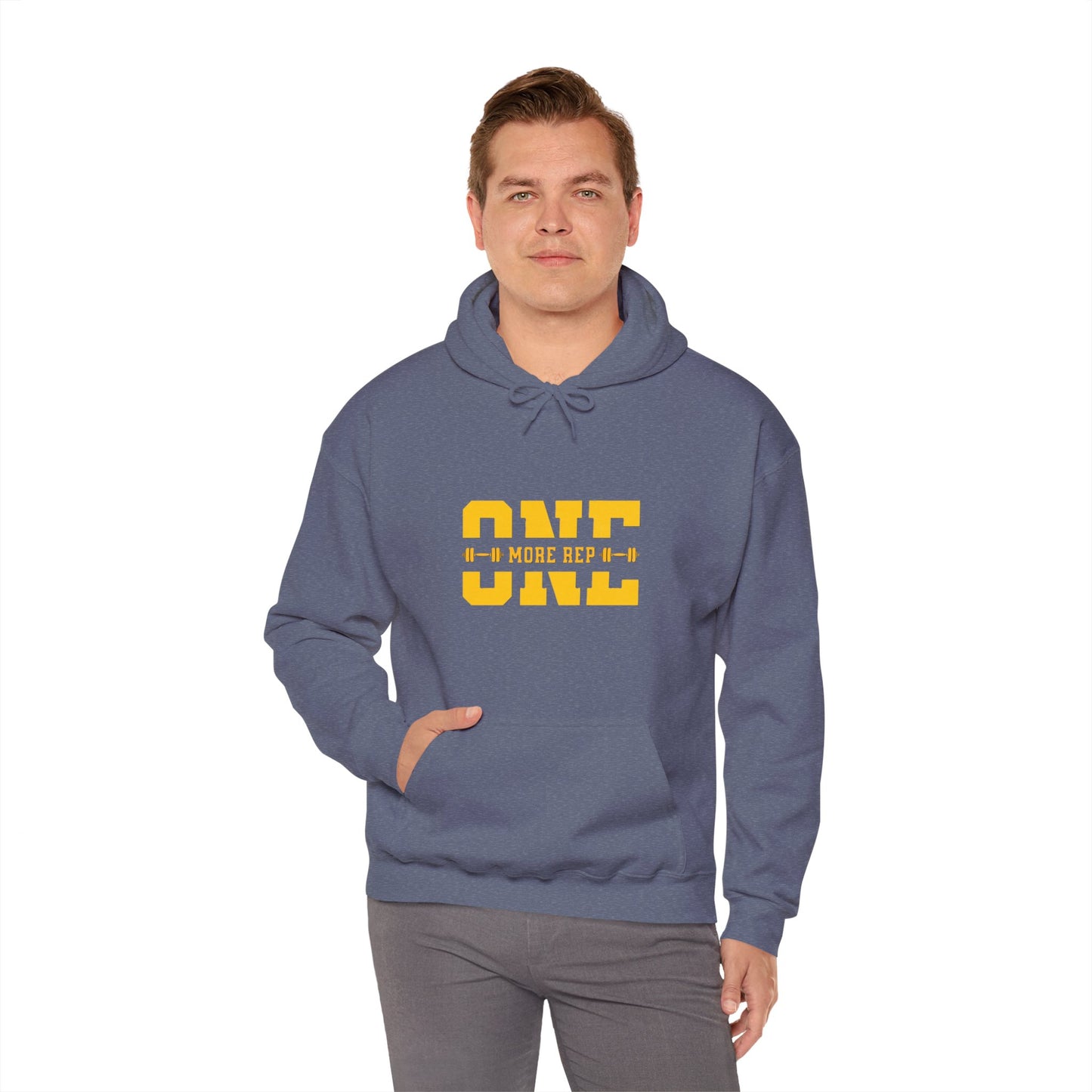 Motivational Man Hoodie - Fitness Gear, Gym Wear, Workout Apparel, Activewear, Gift for Him or Her