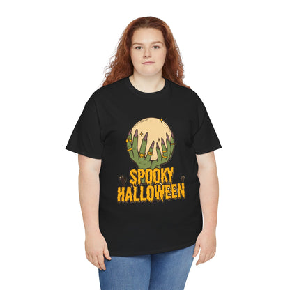 Spooky Halloween Tee, Halloween Apparel, Fall Fashion, Trick or Treat woman Shirt, Casual Halloween Outfit