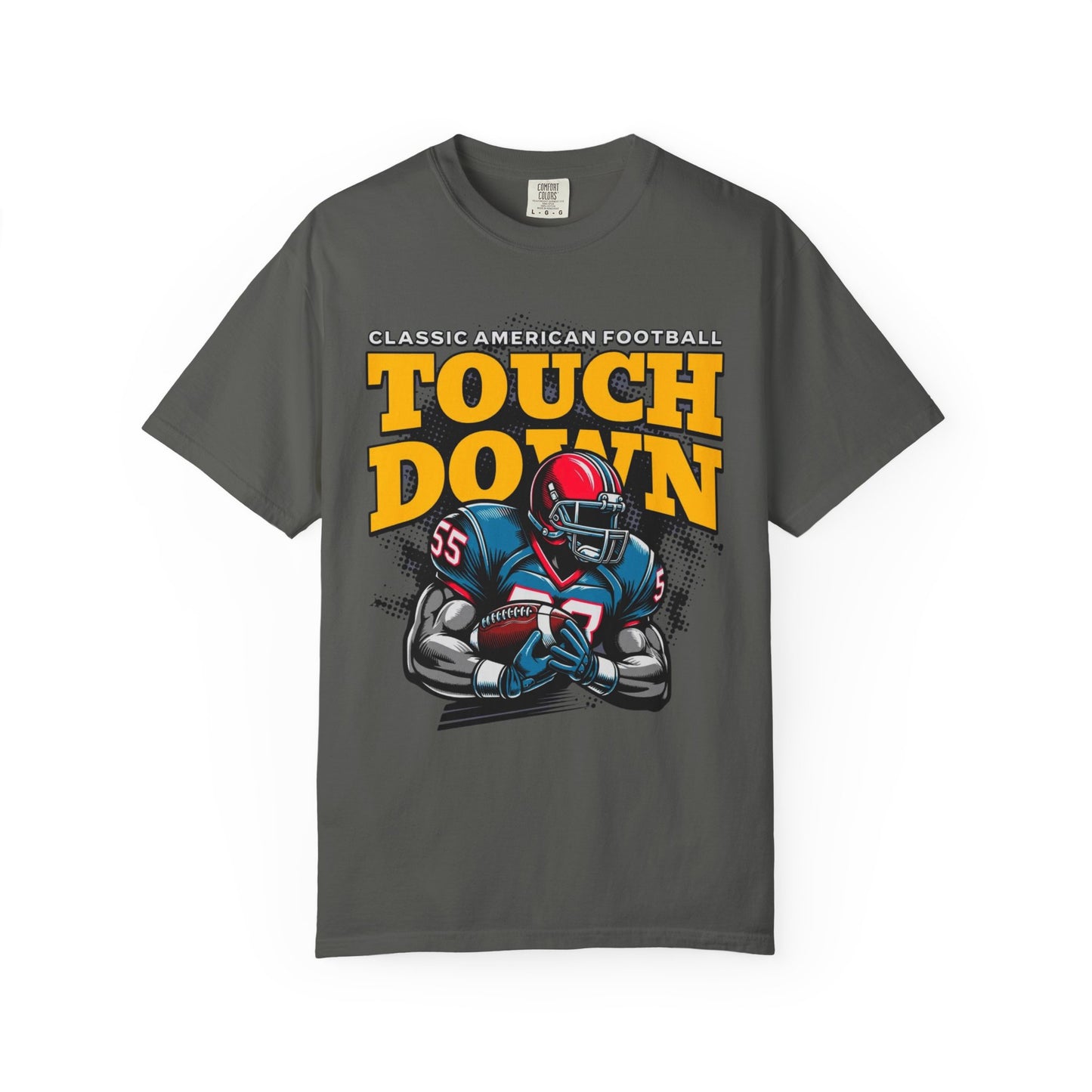 Man's Touchdown Football T-shirt, Vintage Sports Tee, Game Day Shirt, Perfect for Tailgating, Football Fan Gift, Casual Wear