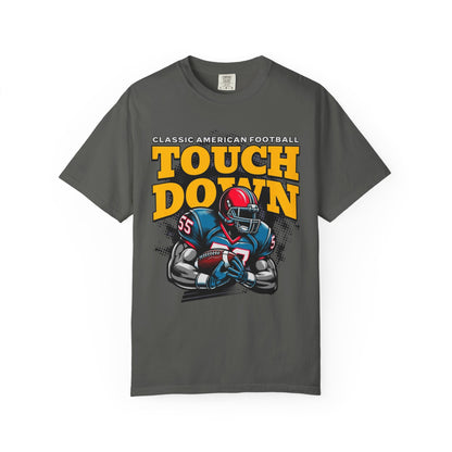 Man's Touchdown Football T-shirt, Vintage Sports Tee, Game Day Shirt, Perfect for Tailgating, Football Fan Gift, Casual Wear