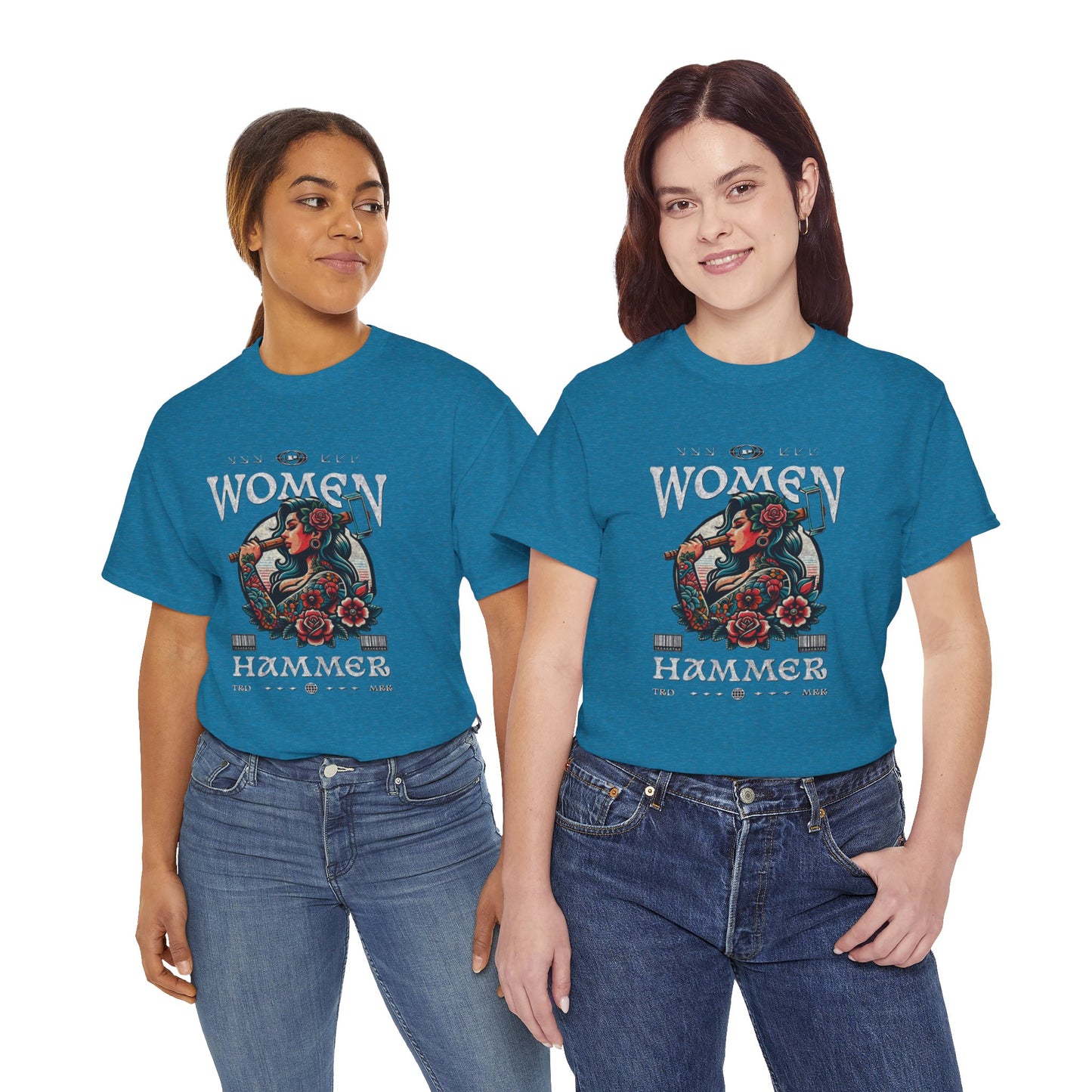 Empowered Women Graphic Tee, Heavy Cotton Tee, Feminist T-Shirt, Gift for Her, Casual Style Shirt, Art Apparel