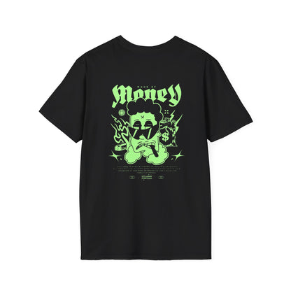 Glow-in-the-Dark Graphic T-Shirt, Men's Softstyle Tee, Vintage Inspired, Casual Wear, Gift for Teenagers, Festival Outfit