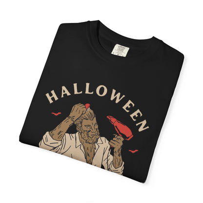 Halloween Trick or Treat Men T-Shirt, Spooky Shirt, Autumn Apparel, Fall Fashion, Halloween Costume, Trick or Treat Tee