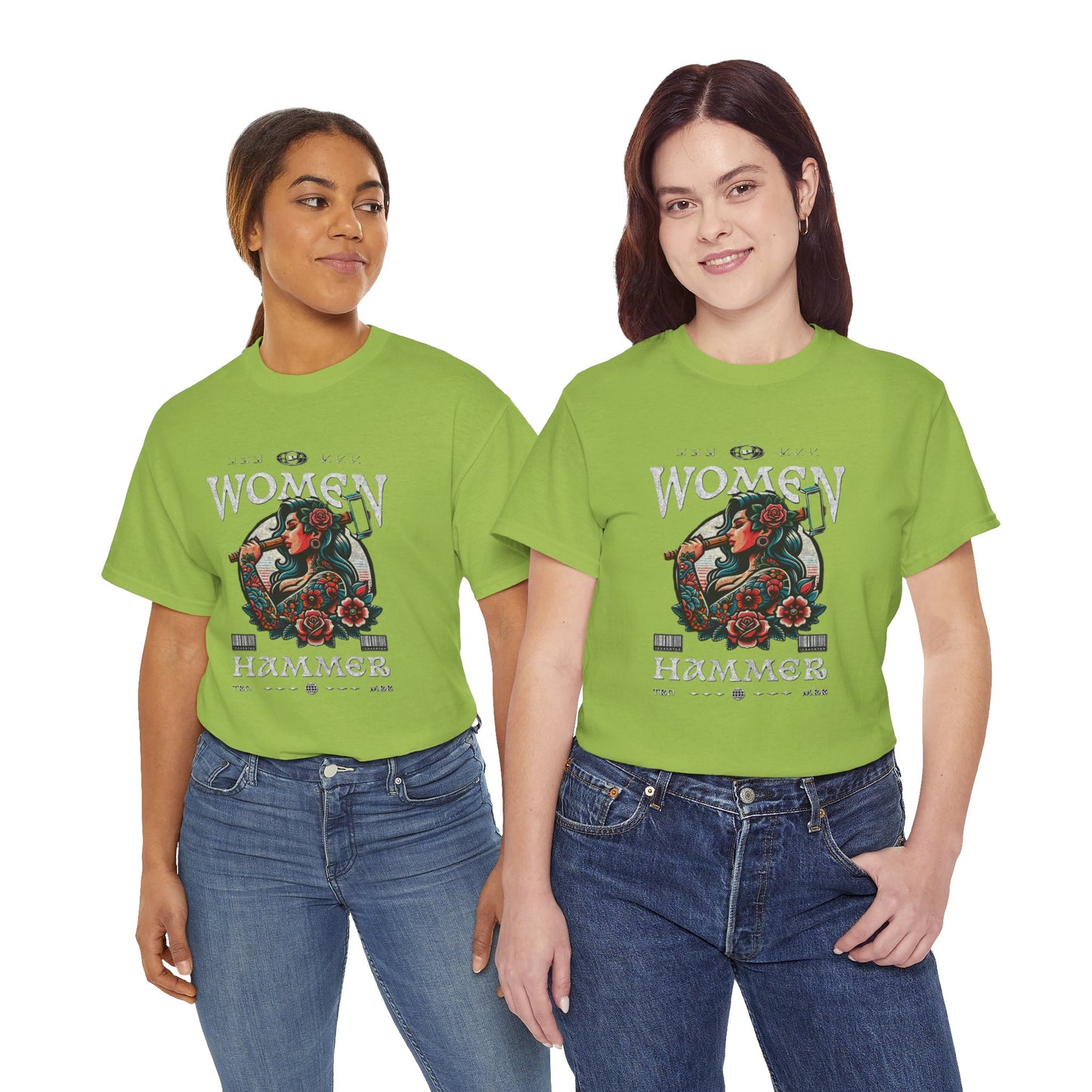 Empowered Women Graphic Tee, Heavy Cotton Tee, Feminist T-Shirt, Gift for Her, Casual Style Shirt, Art Apparel