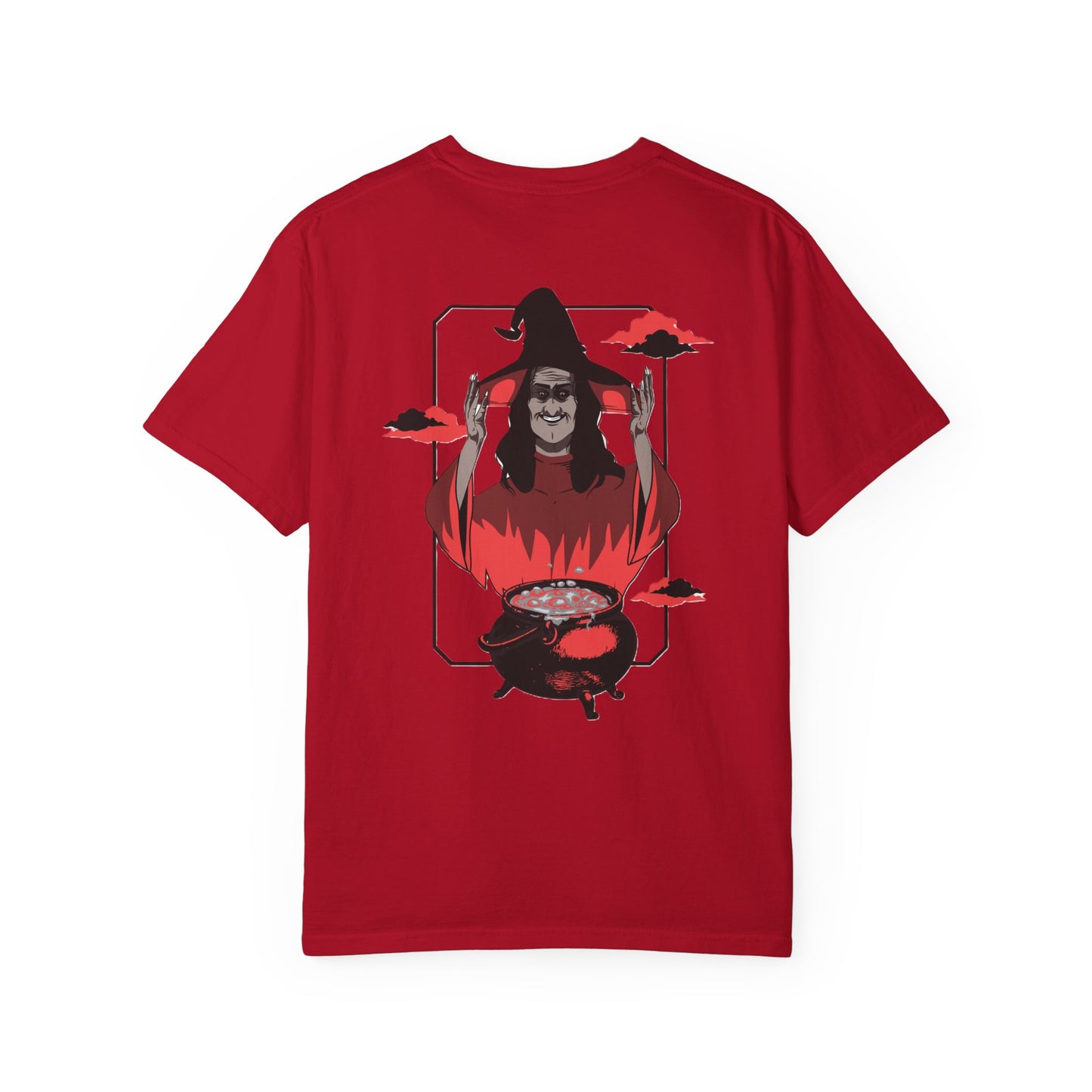 Halloween Themed Unisex T-Shirt - Spooky Graphic Tee for Halloween, Horror Fans, Gift for Witch Lovers, Casual Wear, Costume Top