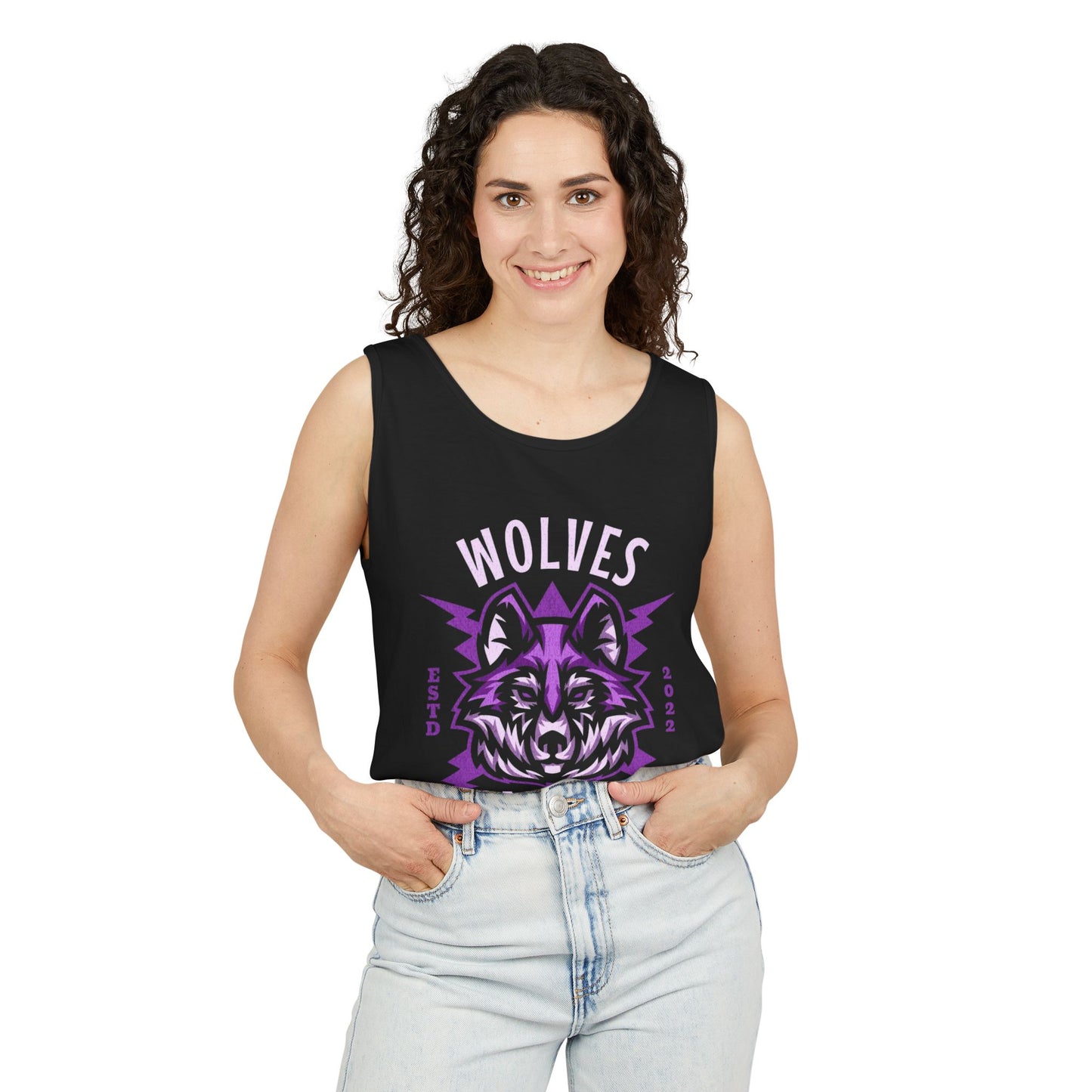 Wolf Gaming Tank Top, Unisex Casual Shirt, Summer Wear, Gift for Gamers, Festival Apparel, Workout Gear