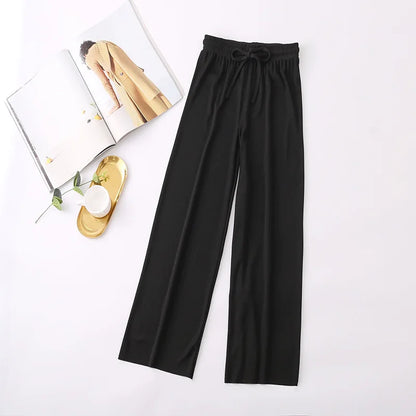 Women Long Pants Spring Summer Straight Long